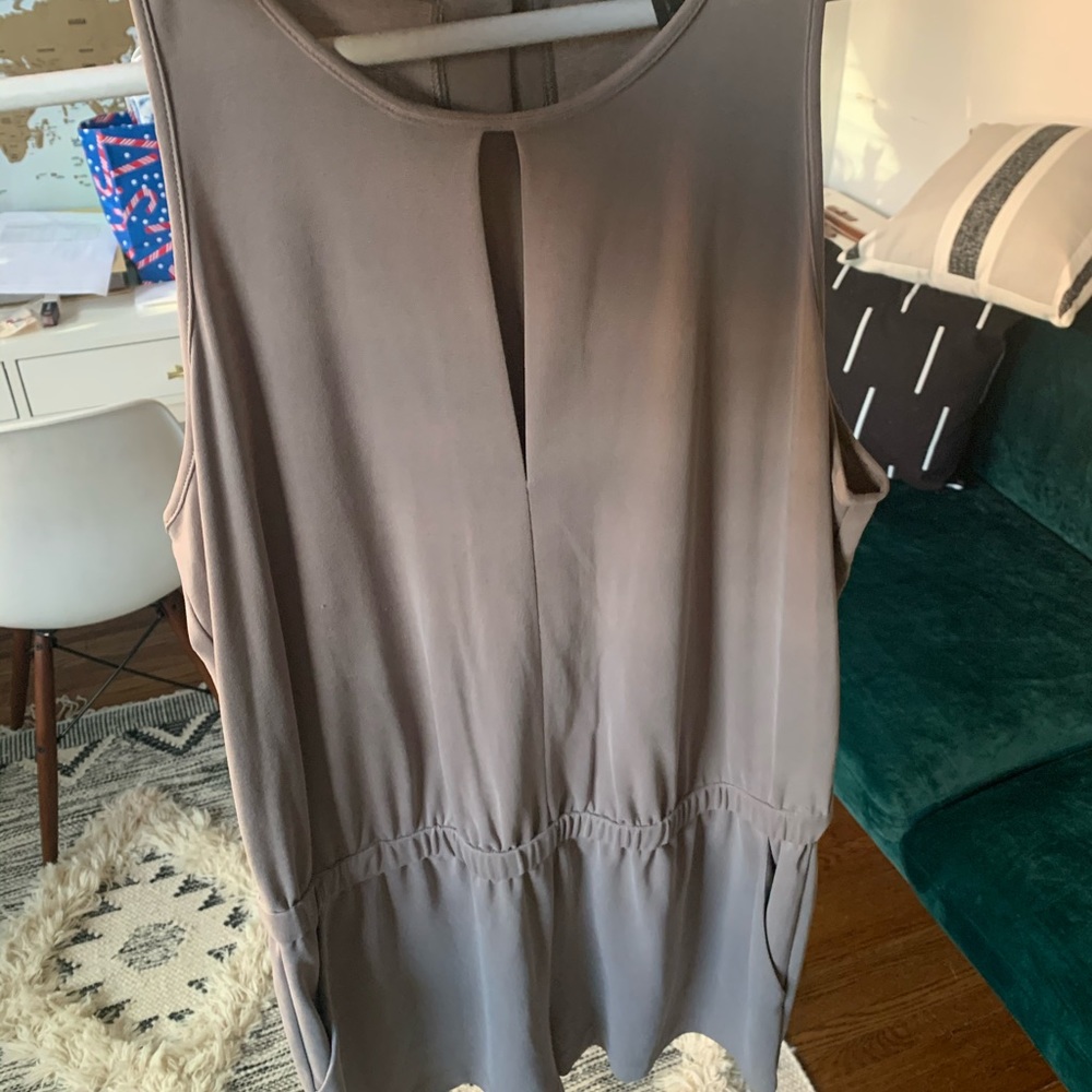 Brown/ beige BCBG romper